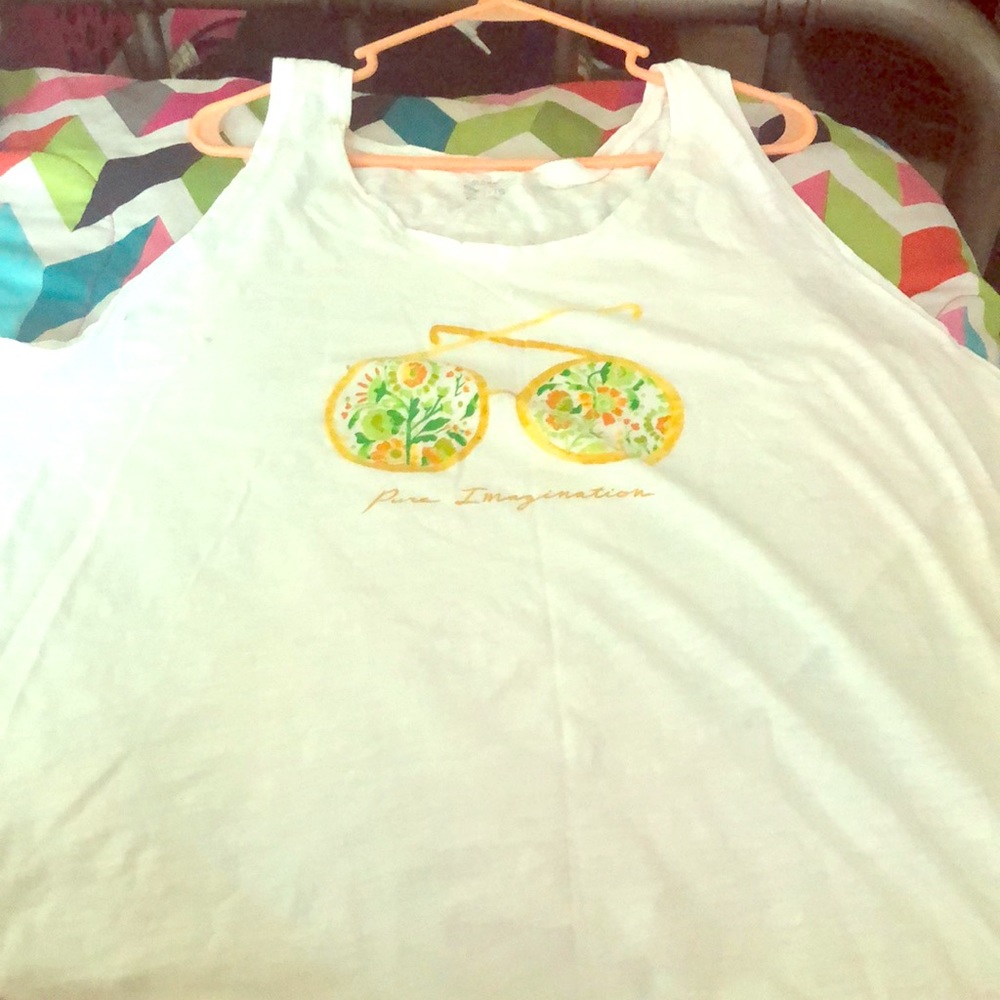 White tank top